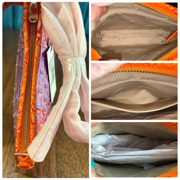 Brahmin NWT Lorelei - Daiquiri Ombre - Purple/Orange - VERY RARE - HTF - Picture 7 of 10